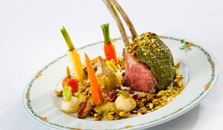 Crosta di pistachio per agnello o pesce